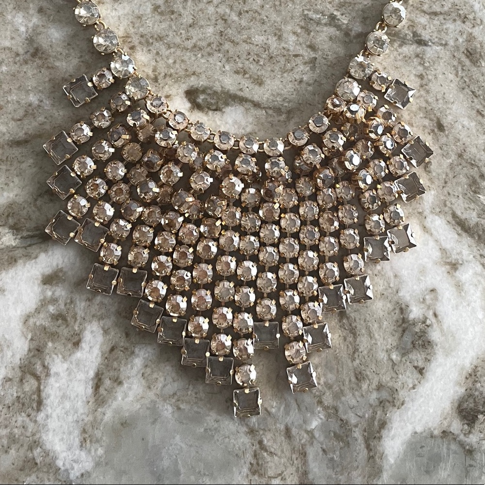 NWT rhinestone J Crew necklace - Picture 2 of 3